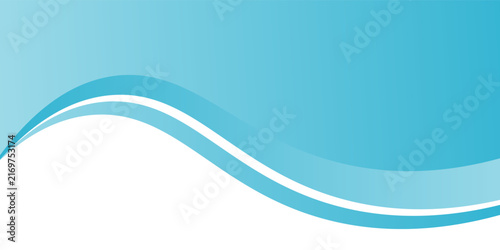 Abstract Blue Wavy Curve Background for Corporate Banner and Design Template