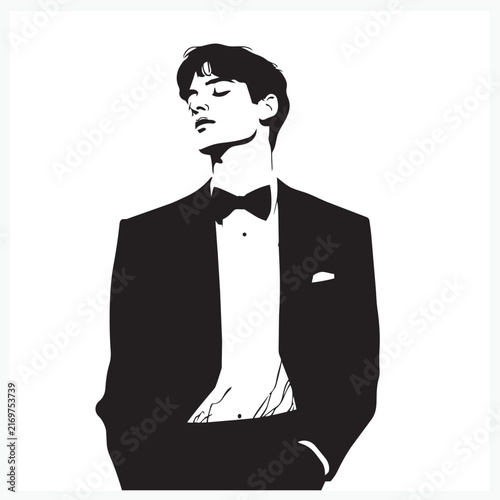 silhouette of a man