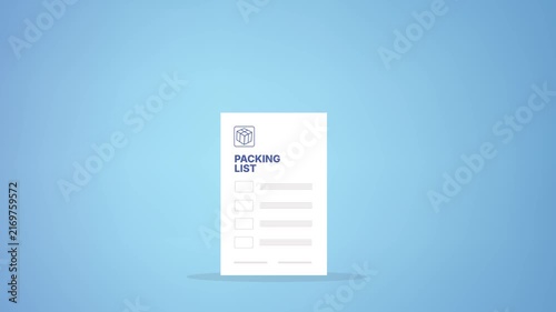 Packing List