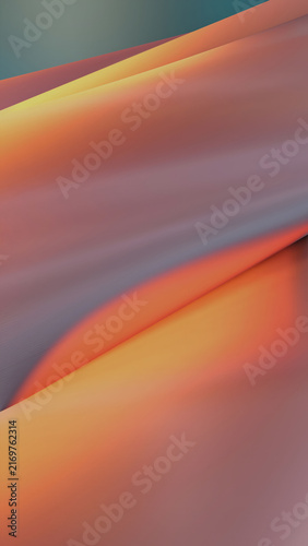 Elegant Orange and Pink Mesh Gradient Background