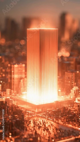 Corporate skyscraper business finance investment wealth city vertical headquarters background