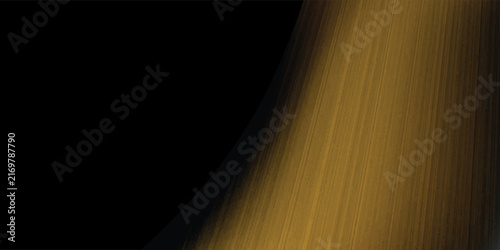 Abstract Golden Texture Background with Ray Light Effect