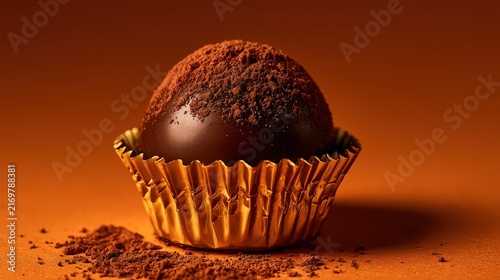 Chocolate Dessert with Cocoa Powder
