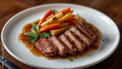 grilled beef steak