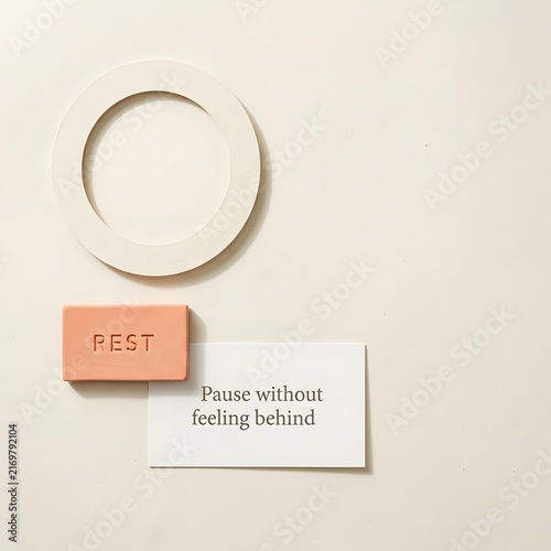 Rest Concept with Minimalist Design Encouraging Mental Wellness