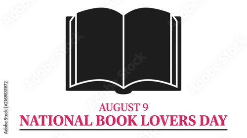 Fotografie Open book silhouette against a white background celebrating literacy and knowled
