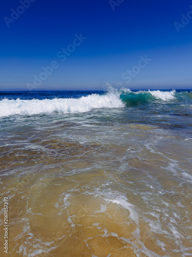 waves on the beach