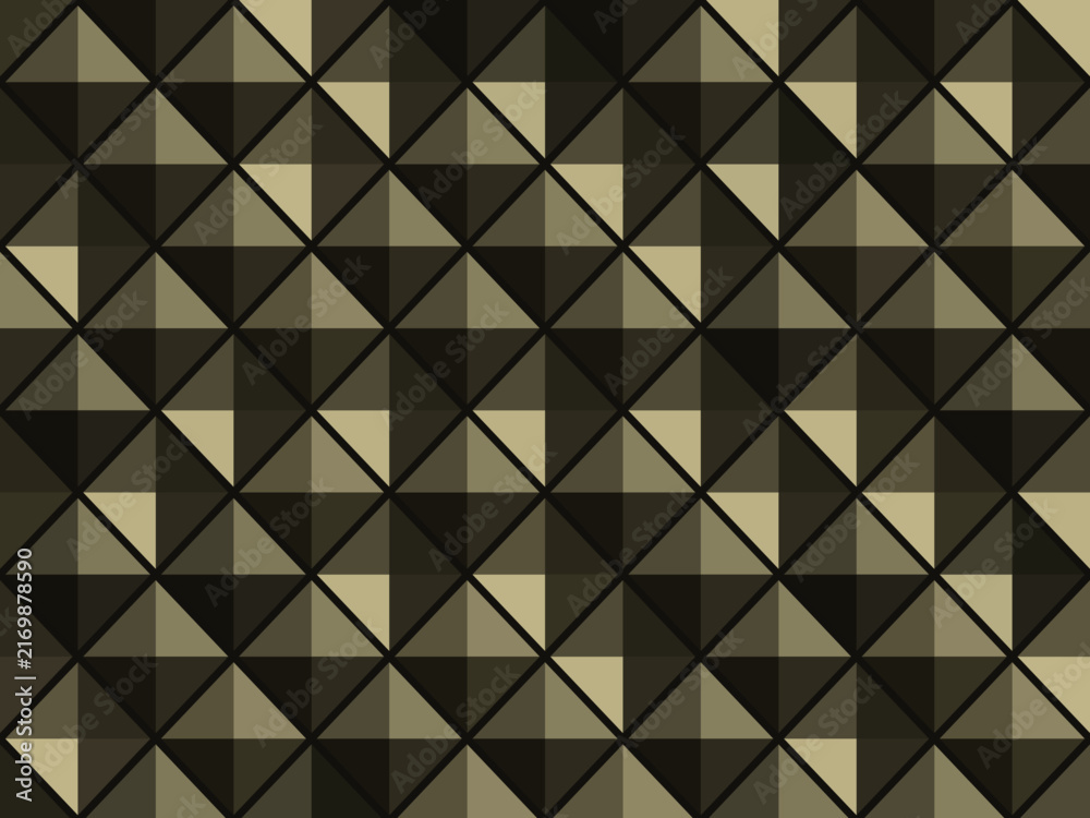 Fototapeta premium Diamond Facet Studs Moody Metallic Pattern Design
