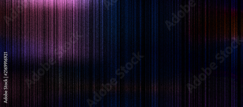 A dark abstract background with colorful vertical lines and a gradient of purple hues