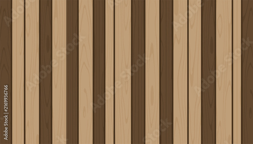 Vertical wooden planks background backdrop featuring rustic natural wood grain textures in various shades of brown.