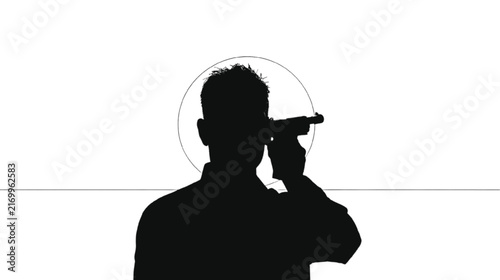 Silhouette of a distressed individual contemplating a severe decision, highlighting themes of mental health struggles, despair, and the critical need for support during moments of crisis and profound.