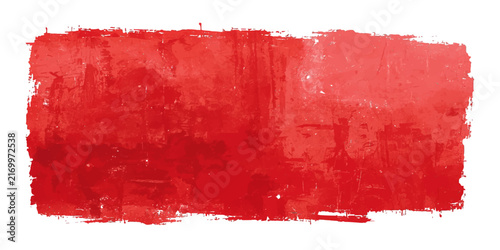 Red Paint Brush Strokes on Grunge Background, Abstract Red Paint Splash and Ink Texture for Artistic Design, Flag Symbol, Graffiti Pattern and Creative Backdrop