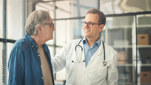 Doctor and patient during a consultation