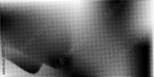 Half tone gradient. Dotted gradient, fine dot spraying and halftone dotted background seamless horizontal geometric pattern vector template set. vector illustration