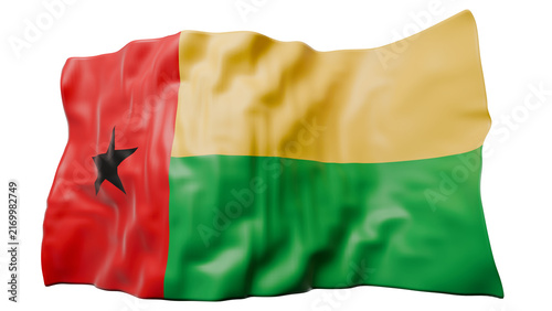 Fotografie Natural Guinea Bissau Flag Transparent Graphic Design