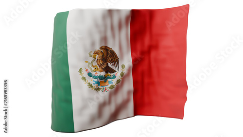 Premium Mexico Airborne Flag Creative Composite Element