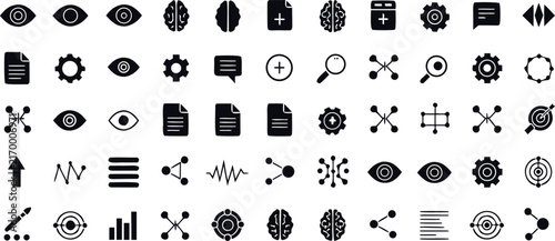 Cuadro en lienzo Color picker eyedropper icon with sample dots for digital design and creative ap
