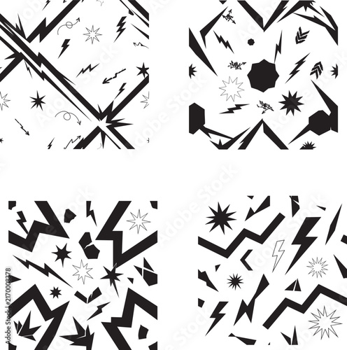 black and white abstract background