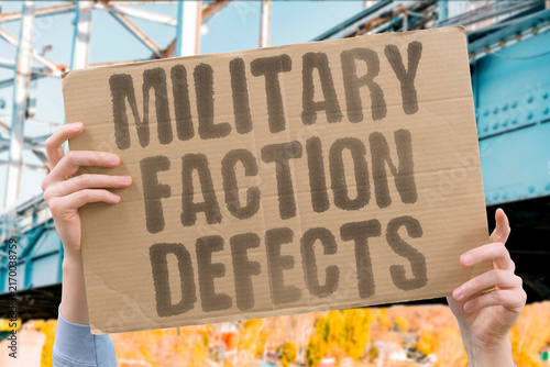 Fotografía "Military faction defects" Unit breaks ranks and joins opposition