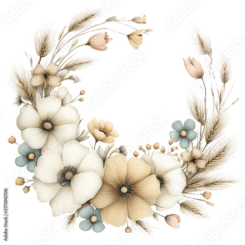 wreath of flowers