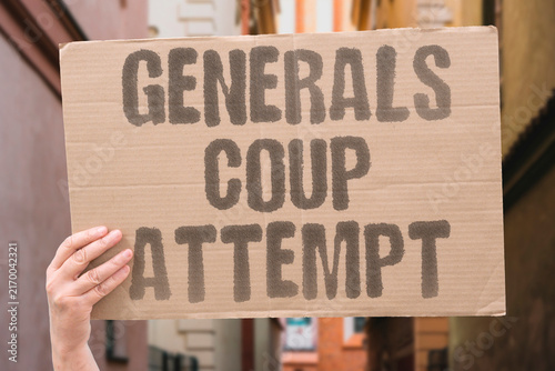 Foto "Generals coup attempt" Senior officers try to oust ruler