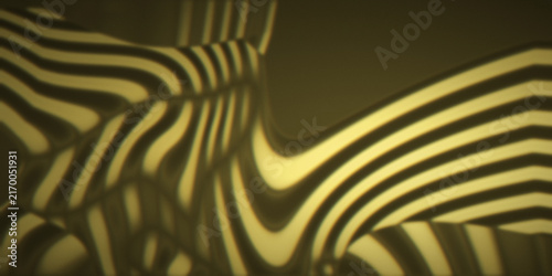 Foto Hushed yellow light skims marbled ink swirls with striped op art tension and dark cinematic grain, creating a lyrical surface
