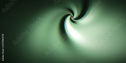 Принти на полотні A dark green spiral vortex pulls inward with embossed depth and a moody cinematic grain