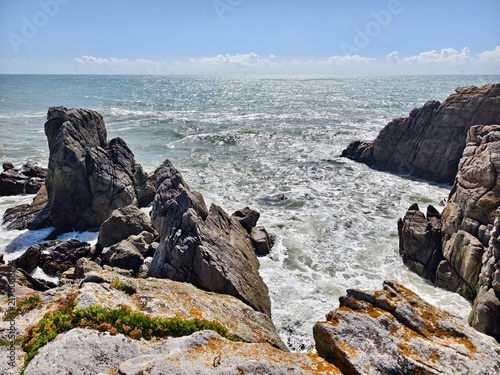 Rocky Atlantic coast in Brittany