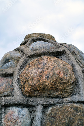 Fotografie An artful rock and concrete