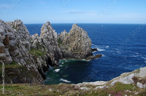 The Pen-Hir Point in Brittany in France, Europe
