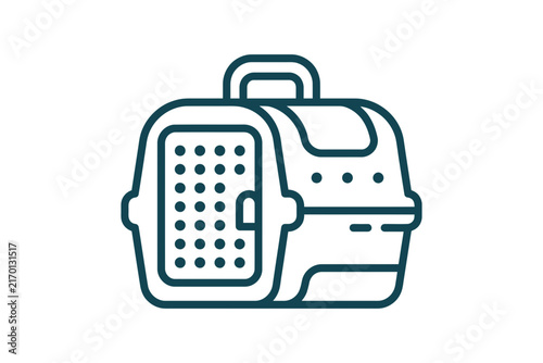 Pet Carrier Travel Icon