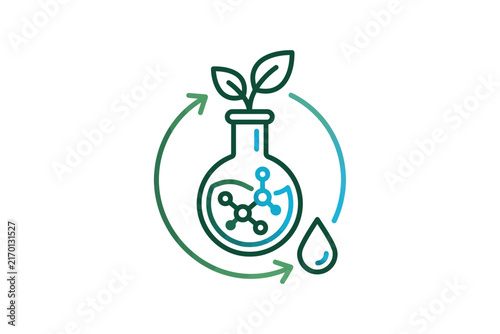 Sustainable Chemistry Laboratory Icon