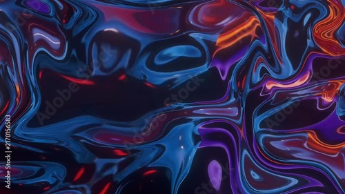 dark blue and purple vibrant flowing liquid shine, seamless abstract background 4k.