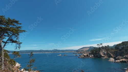 View of Point Lobos, California,