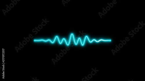 Abstract Fluid Morphing Line Wave Loading Loop 4K