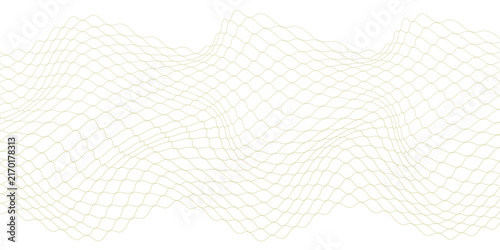 Mesh texture for fishing nets gold color gradient. Seamless pattern for sportswear or soccer goal, volleyball net, basketball hoop. abstract background vector.