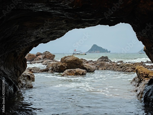 rocks in the sea