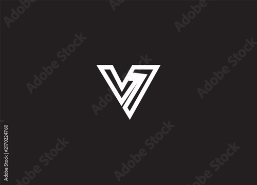 V Letter  logo vector template. Creative V  initial logo design 