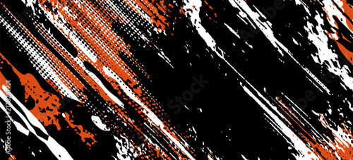 black white and red grunge texture background. eps 10