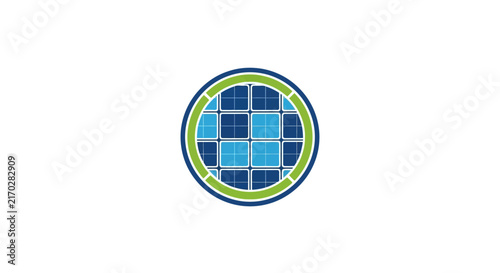 Abstract Globe Grid Technology Symbol Business Corporate Emblem