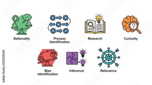 Abstract Icons Representing Cognitive Concepts