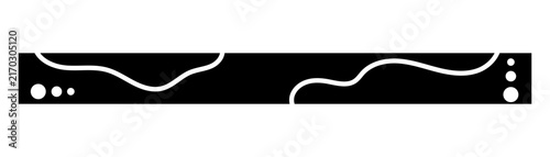 Horizontal Decorative Line Divider