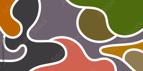 Abstract Rainbow Wave Colors Background