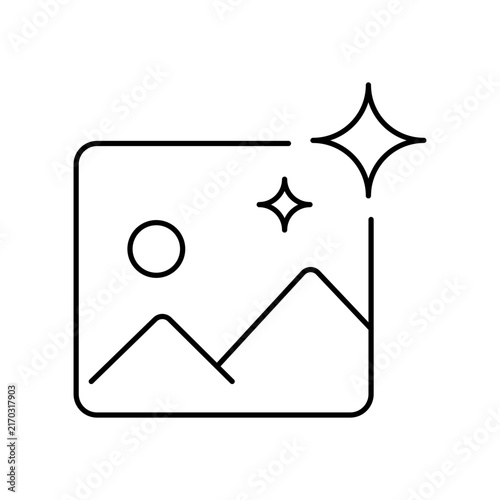 AI Sparkle Image Icon
