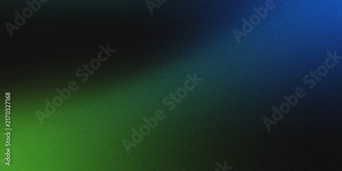 Abstract blurred background with smooth transition of green and blue gradient colors