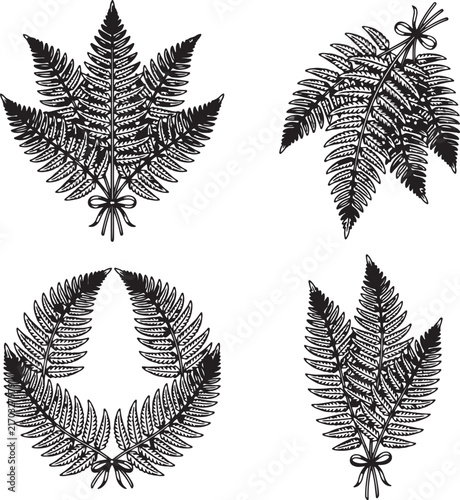 laurel wreath set