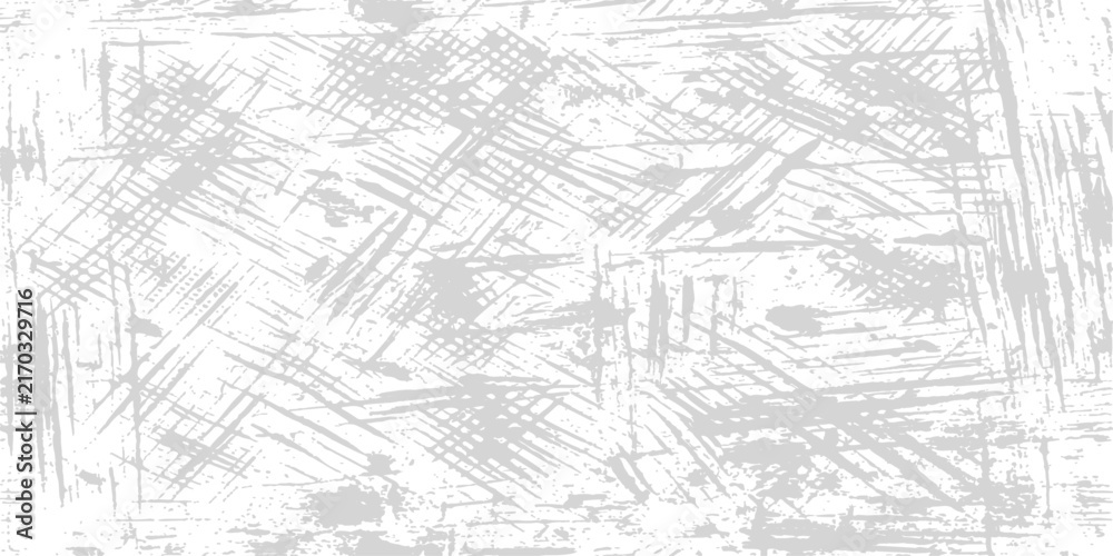 Fototapeta premium Abstract distressed overlay with subtle gray scratches on a white canvas texture background