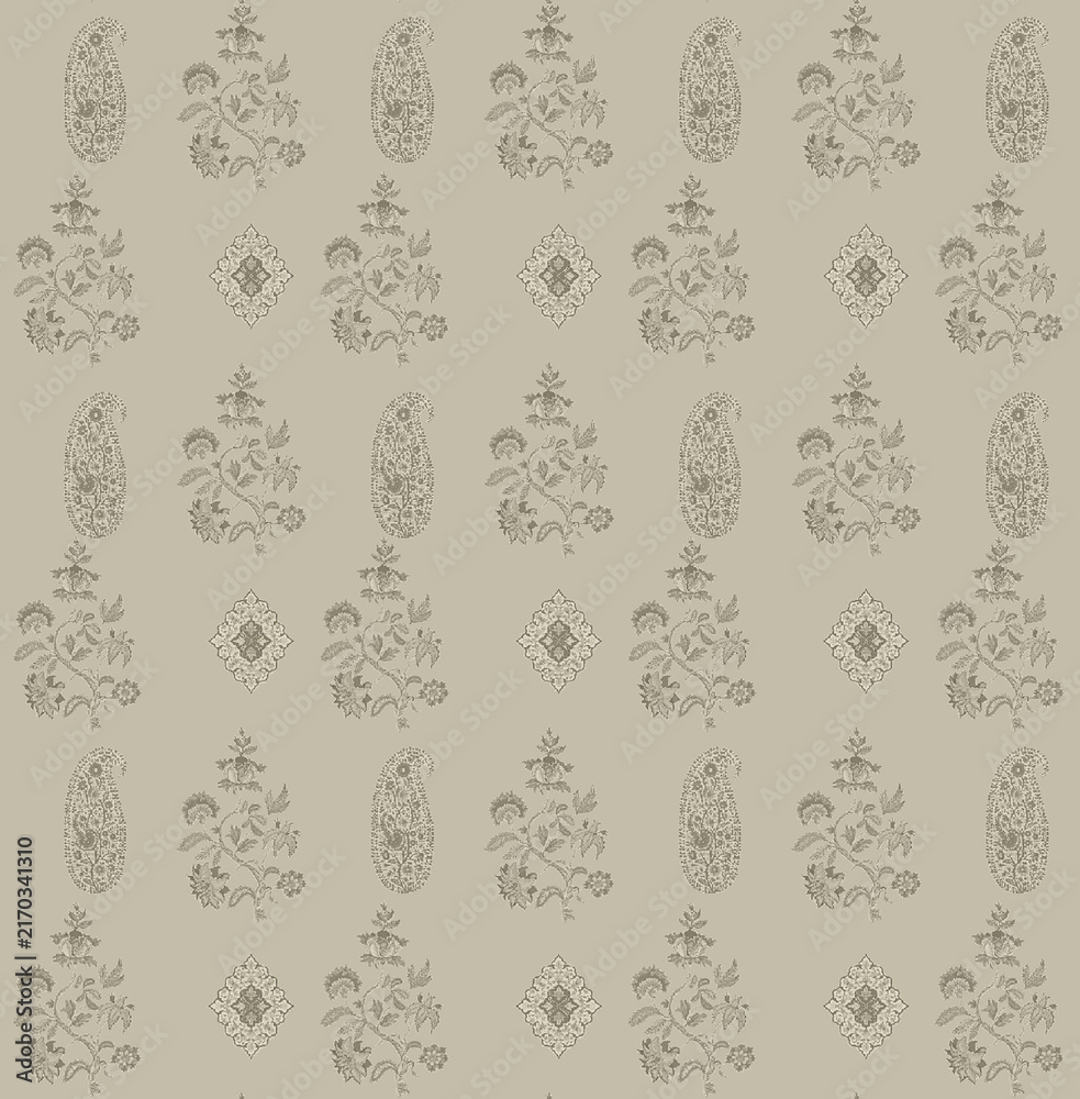 seamless damask pattern