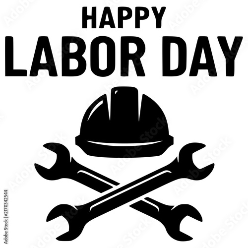 Happy Labor Day Typography Design Bundle | Workers Day Celebration SVG Collection