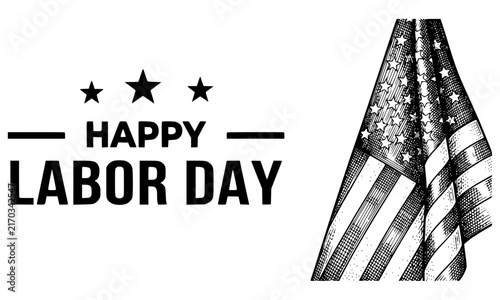 Happy Labor Day Typography Design Bundle | Workers Day Celebration SVG Collection